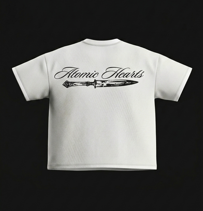 'White Fang' White Oversized Tee (260 gsm)